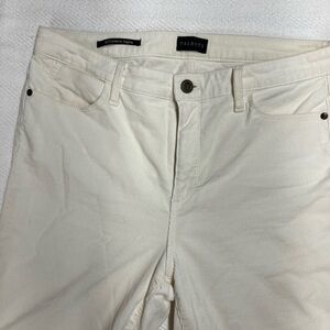 Talbots Cream Corduroy Jeggings